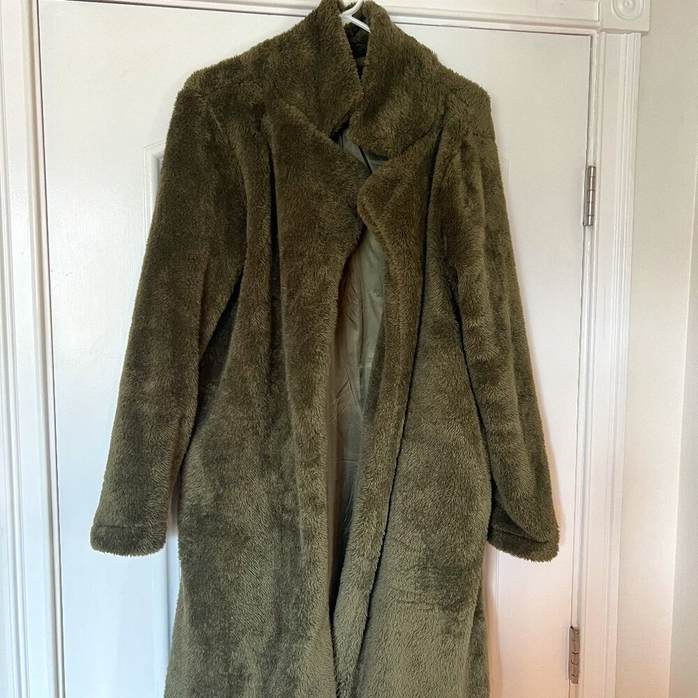 Green Faux Fur Jacket